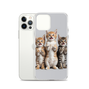 Funny Tripple Cats iPhone Case