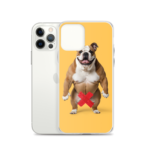 Bulldog X-Tape Yellow iPhone Case