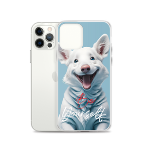 Cute Dog Be Yourself iPhone Case