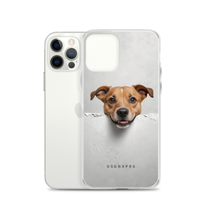 Smile Dog Peep iPhone Case