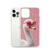 Cute Pink Swan iPhone Case