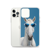 Cool Blue Horse iPhone Case