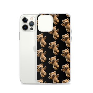 Happy Teddy Bear Pattern iPhone Case