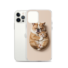 Cute Baby Cat and Dog Sleep iPhone Case