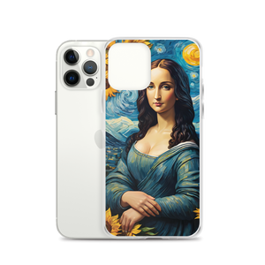 Monalisa Painting in Van Gogh Style iPhone Case