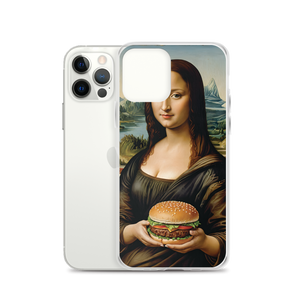 Monalisa Burger iPhone Case