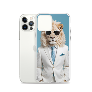 Funky White Lion iPhone Case