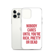 Nobody Cares (Funny) iPhone Case