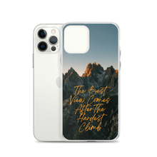 The Best View Comes iPhone Case