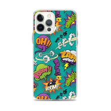 Comic Text Pattern iPhone Case