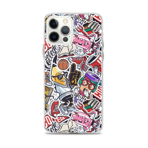 Street Art College Pattern iPhone Case