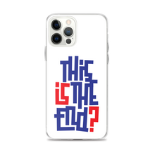 IS/THIS IS THE END? Navy Red iPhone Phone Case