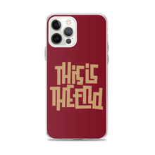 THIS IS THE END? Burgundy iPhone Phone Case