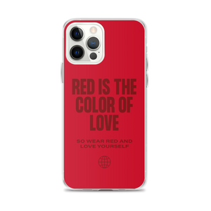 Red is the color of love iPhone® Phone Case