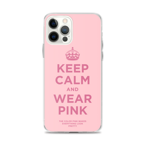 Keep Calm and Wear Pink iPhone® Phone Case