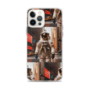 Astronout in the City iPhone Case