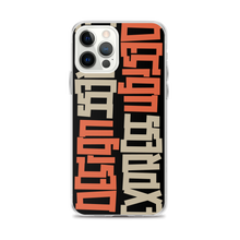 Design Express Typography iPhone Case