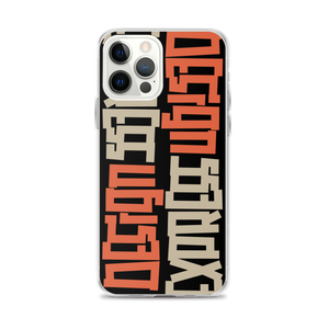 Design Express Typography iPhone Case