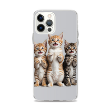 Funny Tripple Cats iPhone Case