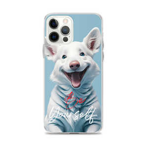 Cute Dog Be Yourself iPhone Case