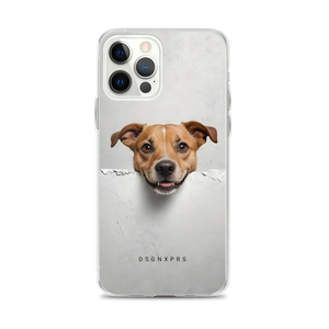 Smile Dog Peep iPhone Case