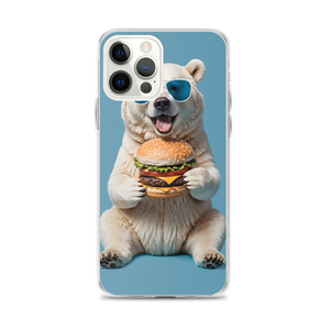 Polar Bear and Burger iPhone Case