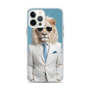 Funky White Lion iPhone Case