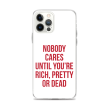 Nobody Cares (Funny) iPhone Case