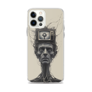 Brain Wash by Media iPhone Case