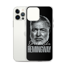 Drink Like Hemingway Portrait Clear Case for iPhone®