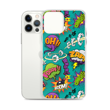 Comic Text Pattern iPhone Case