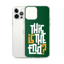 IS/THIS IS THE END? Forest Green iPhone Phone Case