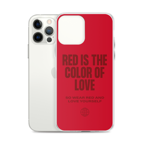 Red is the color of love iPhone® Phone Case