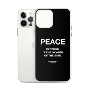 Freedom is the oxygen of the soul iPhone® Phone Case