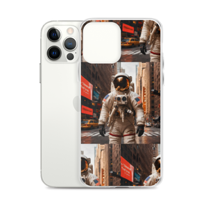 Astronout in the City iPhone Case