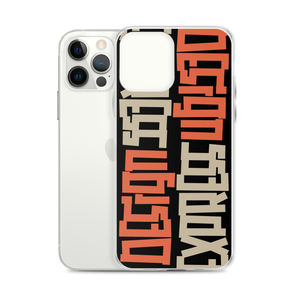 Design Express Typography iPhone Case