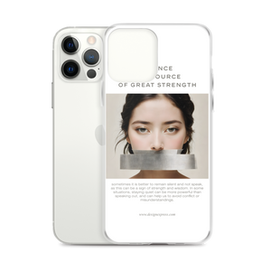 Silence Lao Tzu iPhone Case