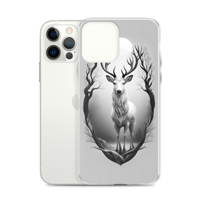 The Grayscale Deer iPhone Case