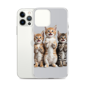 Funny Tripple Cats iPhone Case