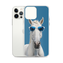 Cool Blue Horse iPhone Case