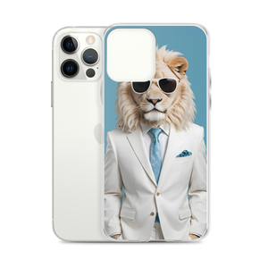 Funky White Lion iPhone Case