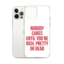 Nobody Cares (Funny) iPhone Case