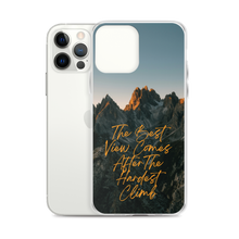 The Best View Comes iPhone Case