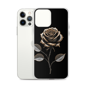 Rose Copper Art iPhone Case