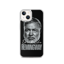 Drink Like Hemingway Portrait Clear Case for iPhone®