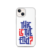 IS/THIS IS THE END? Navy Red iPhone Phone Case