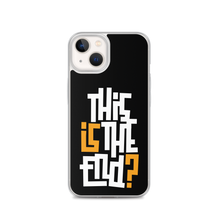 IS/THIS IS THE END? Black Yellow White iPhone Phone Case