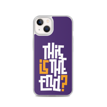 IS/THIS IS THE END? Purple Yellow Reverse iPhone Phone Case