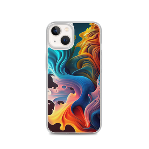 Colorful Swirl Background iPhone® Phone Case