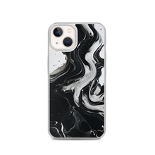 Black and White Fluid iPhone® Phone Case